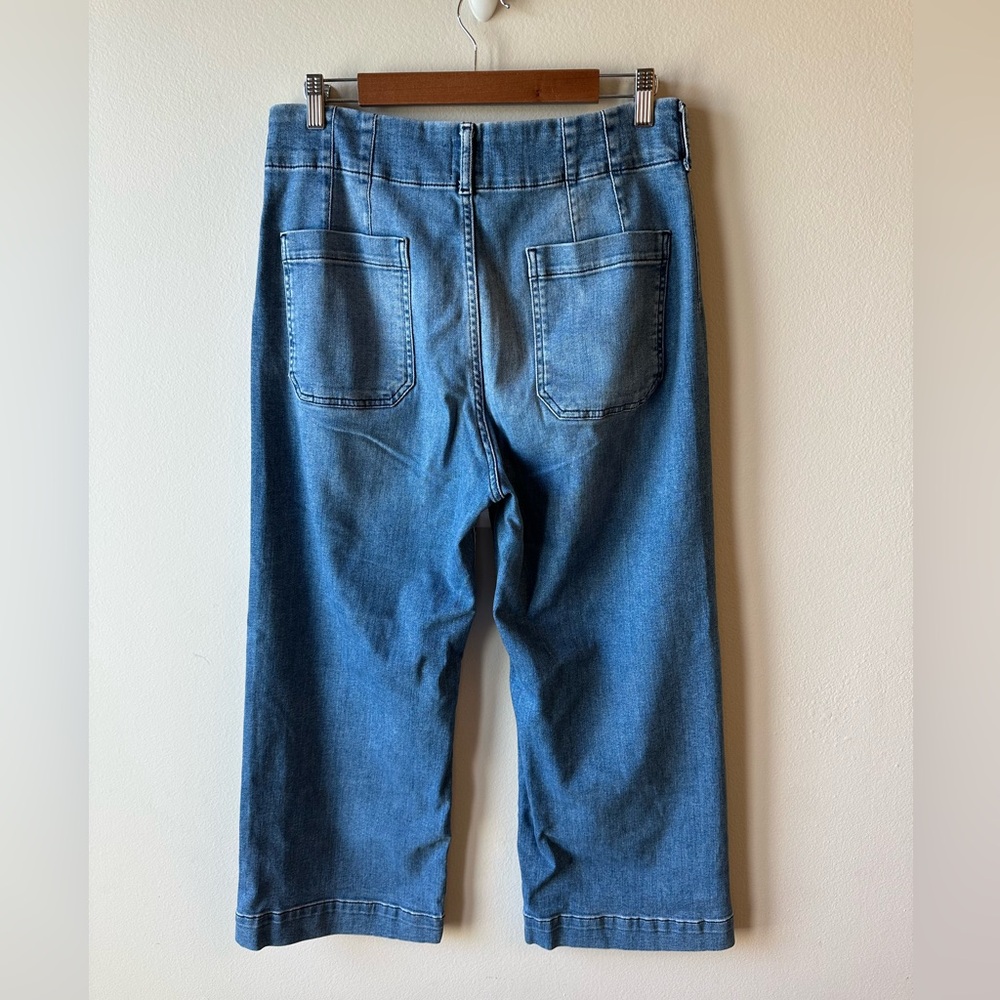 Maeve The Colette Crop High-Rise Wide-Leg Jeans - Picture 2 of 5